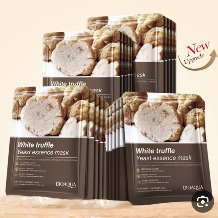 ماسک جدید صورت ورقه ای سفید کننده ترافل سفید WHITE Truffle Yeast Essence Mask