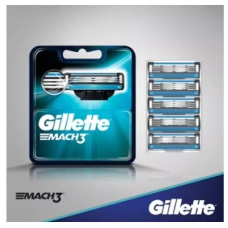 یدک تیغ اصلاح مدل مچ تری ژیلت 5 عددی Gillette MACH3