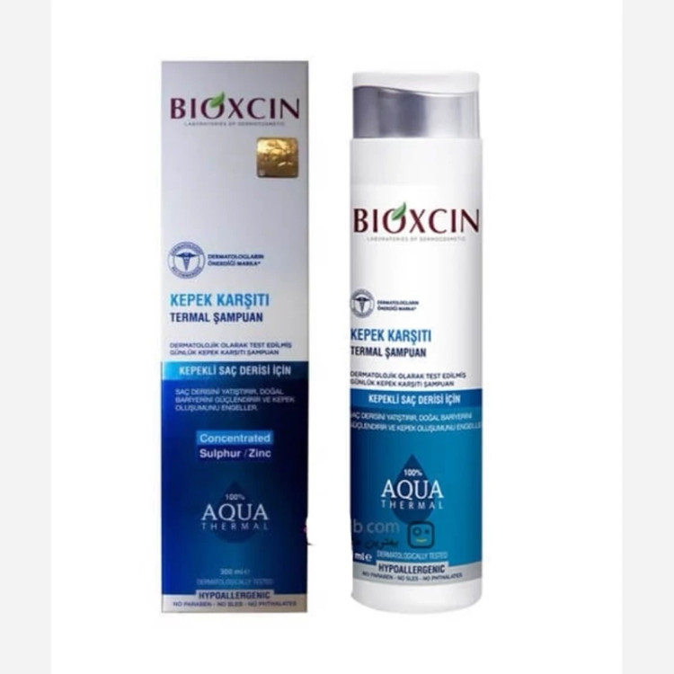 شامپو ضدشوره و ضدریزش بیوکسین مدل AQUA THERMAL حجم 500 میل
