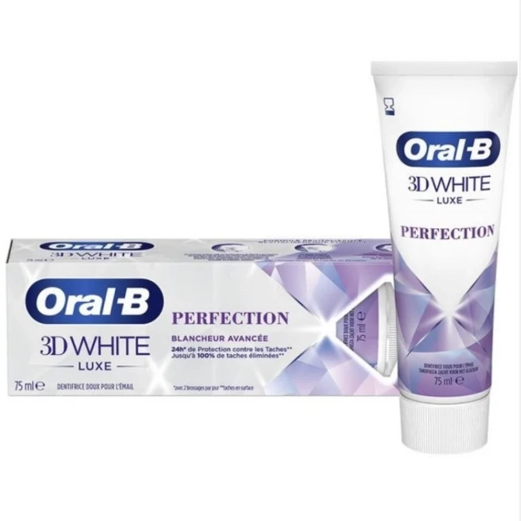 خمیر دندان pro 3d whithe اورال بی 75ml ORAL B Pro 3D white toothpast