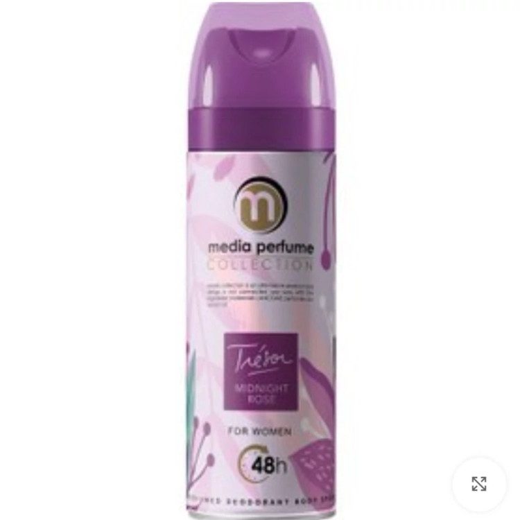 اسپری خوشبو کننده بدن زنانه مدیا مدل midnight rose حجم 200 میلی لیتر