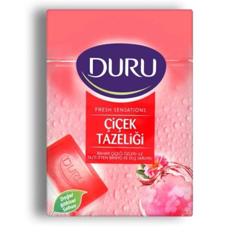 صابون حمام Duru مدل Fresh Sensations رایحه گلهای بهاری وزن 4x150 گرم Duru Fresh Sensations Flower Infusion Herbal Bath S