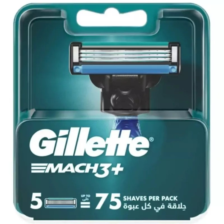تیغ یدک اصلاح ژیلت مدل مچ تری 5 عددی Gillette Mach3 5Pcs
