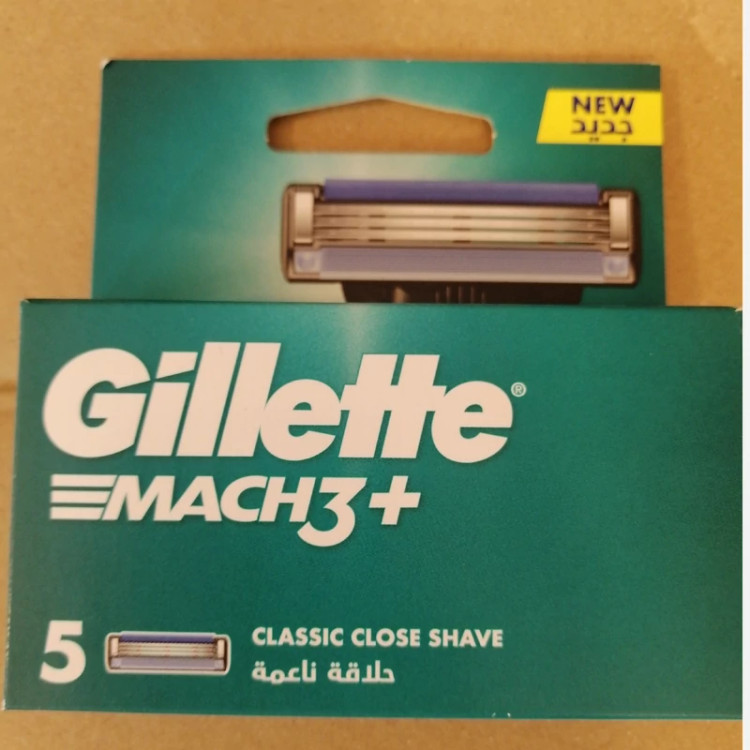 تیغ یدک اصلاح ژیلت مدل مچ تری 5 عددی Gillette Mach3 5Pcs
