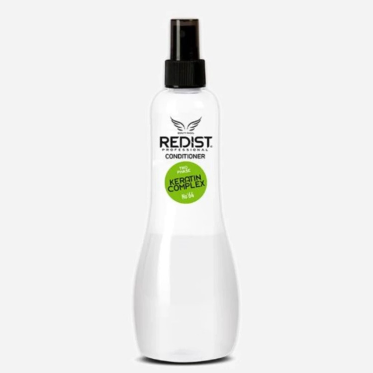 اسپری نرم کننده دوفاز مدل Keratin Complex حجم 400میل ردیست Redist Keratin 2 Phases Hair Conditioner Spray 400ml