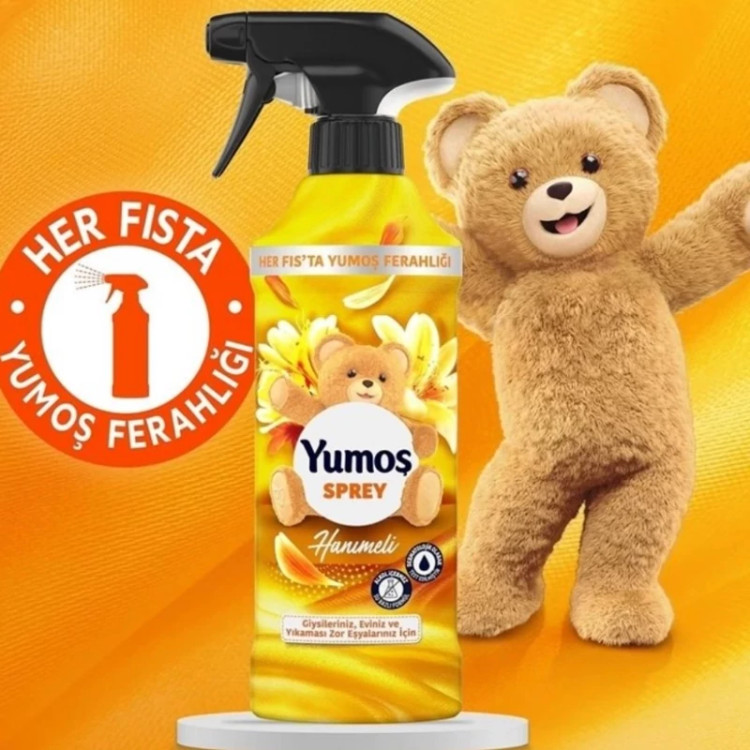 اسپری خوشبو کننده یوموش 450 میل yumosh مدل LOTUS رایحه گل نیلوفر