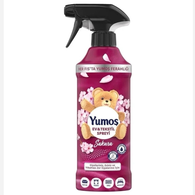 اسپری خوشبو کننده یوموش 450 میل yumosh مدل SAKURA رایحه گل ساکورا