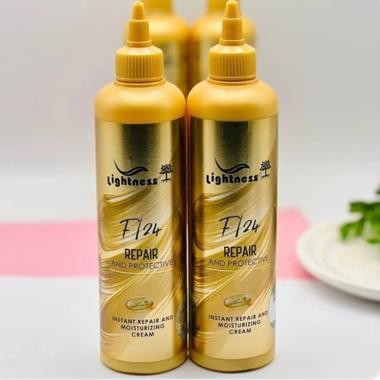 ماسک موی بعد از حمام لایتنس مدل طلایی برای همه موها Lightness F24 Repair