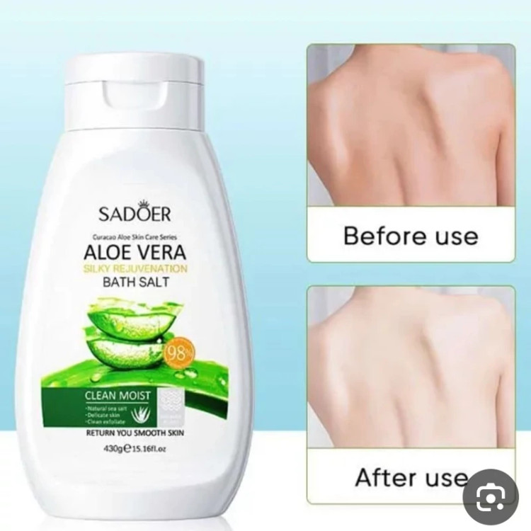 نمک حمام بدن آلوئه ورا سادور / Sadoer Aloe Vera Body Bath Salt Sadoer Aloe Vera Body Bath Salt