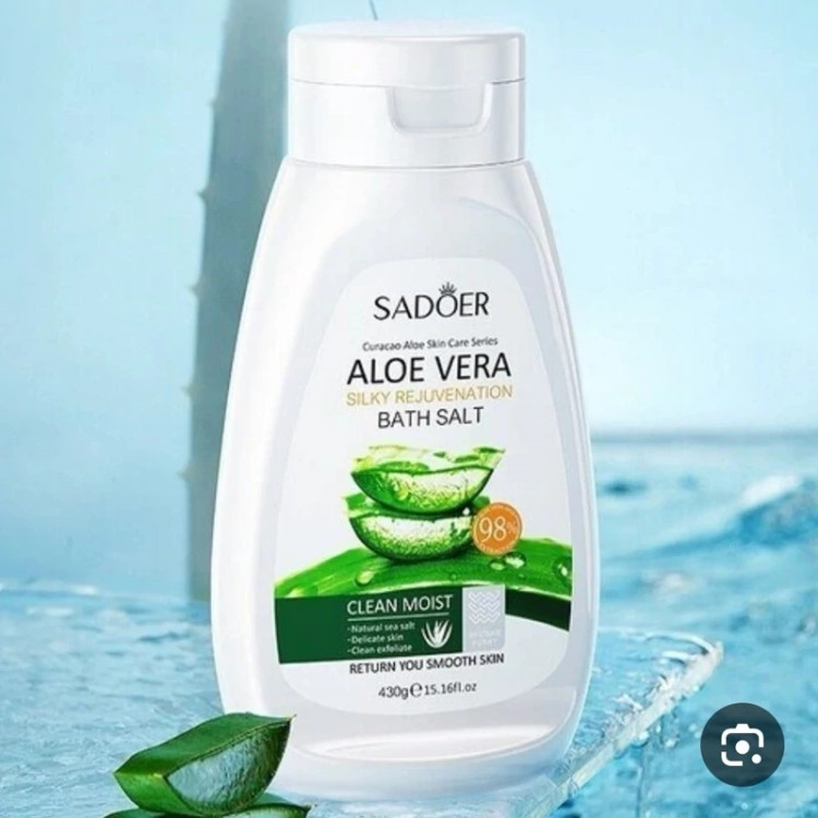 نمک حمام بدن آلوئه ورا سادور / Sadoer Aloe Vera Body Bath Salt Sadoer Aloe Vera Body Bath Salt