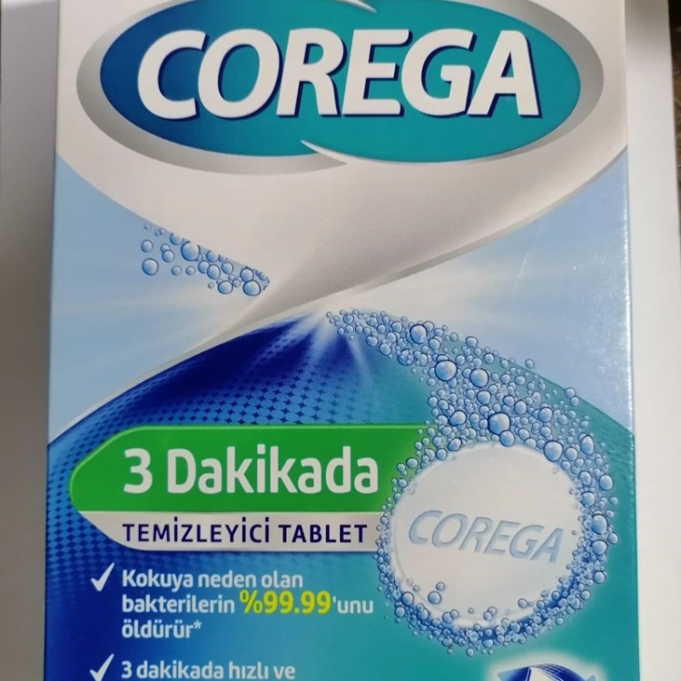 بهداشت دهان و دندان (بازرگانی حامید) قرص تمیز کننده دندان مصنوعی کورگا Corega 30 عددی