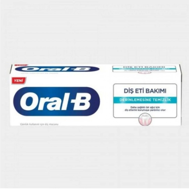 خمیر دندان اورال بی oral be مراقبت از لثه و تمیز کننده قوی مدل DIC ETI BAKIMI حجم 65 میل