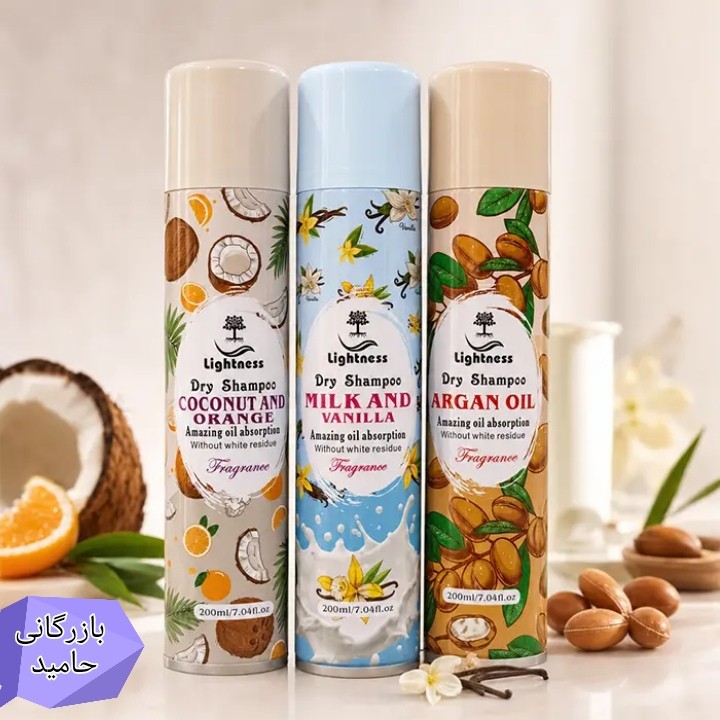 شامپو خشک لایتنس Lightness مدل Coconut Orange حجم 200ml